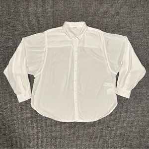 beachlunchlounge White Button-Up Shirt